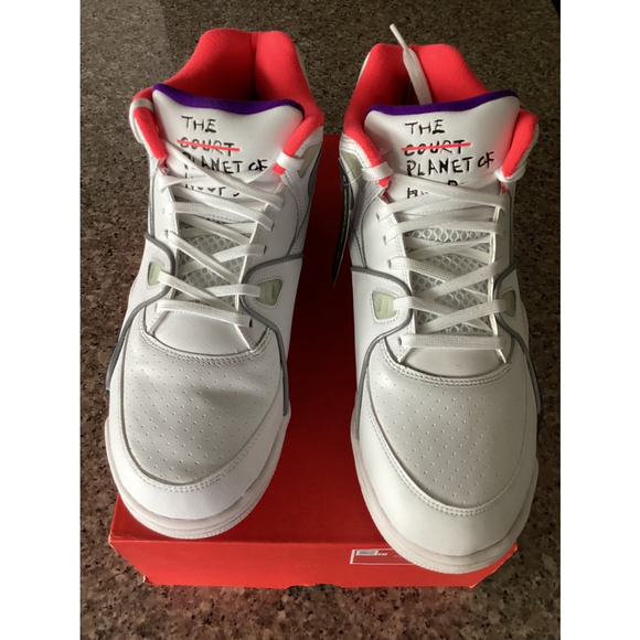 Nike Air Flight ‘89 Size: 12 Color: White / Silver / White main image 5